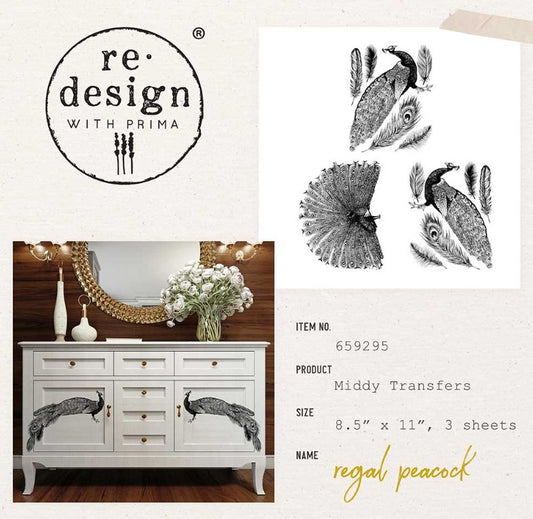 Transferts d'image - Regal Peacock (Middy)