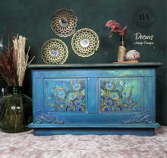 Transferts d'image - Retro Peacock