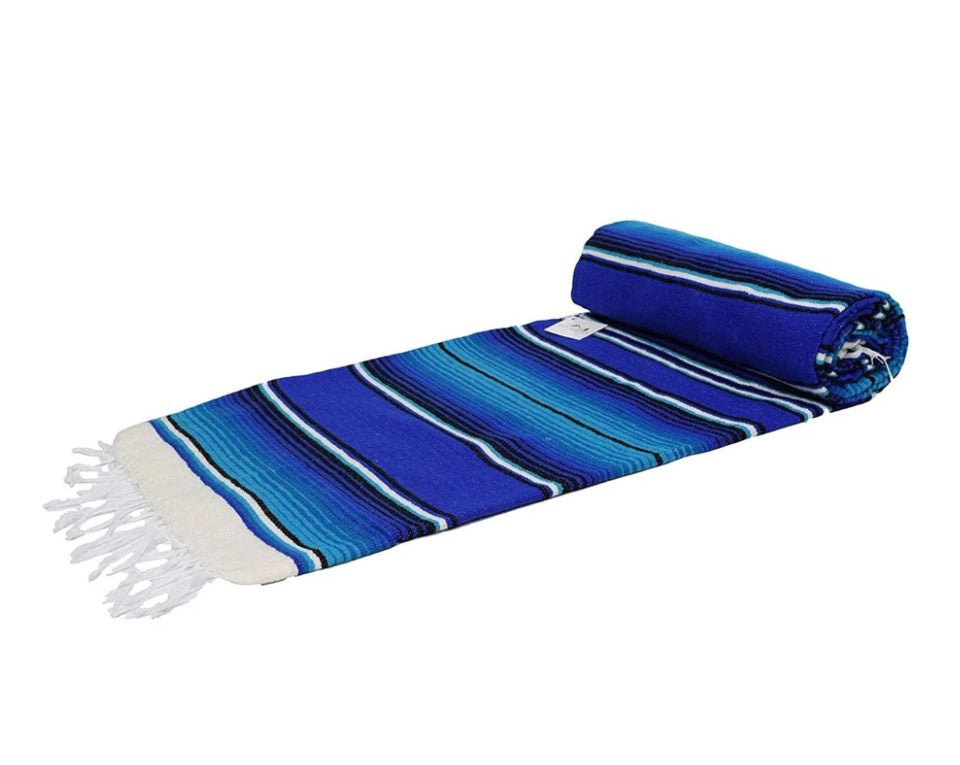 Serape Acrylic - Blue (Mexican Covered)