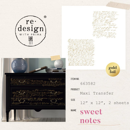 Transferts d'Image - Sweet Notes (Maxi)