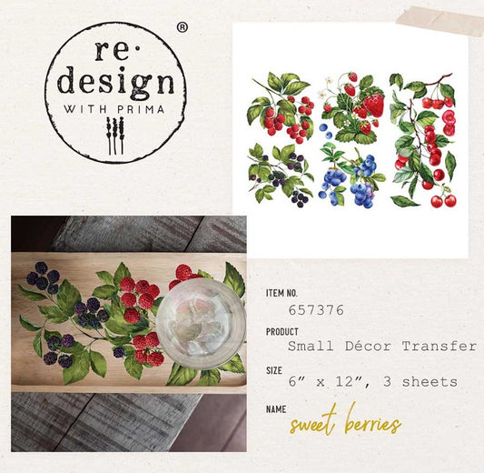 Transferts d'image - Sweet Berries (Petit)
