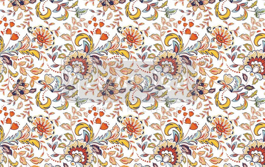 Papier découpage - Tangerine Spring (tissus)