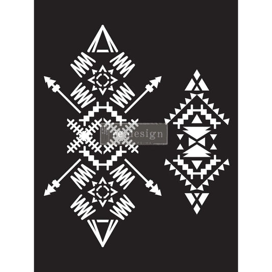 Pochoirs - Tribal Imprint Stencil
