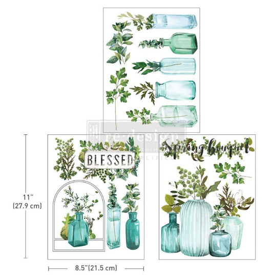 Transferts d'image - Vintage Greenhouse (Middy)