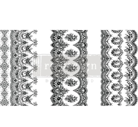 Transferts d'image - Vintage Wallpaper II Noir (Small Transfer)