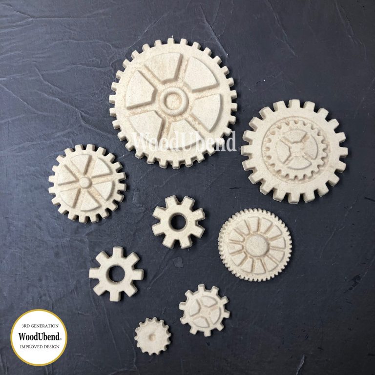 Pack of 8 large Cogs &amp; Gears