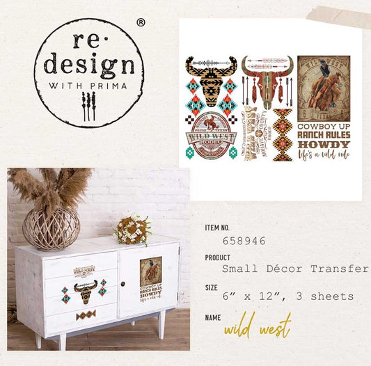 Transferts d'image - Wild West (Petit)