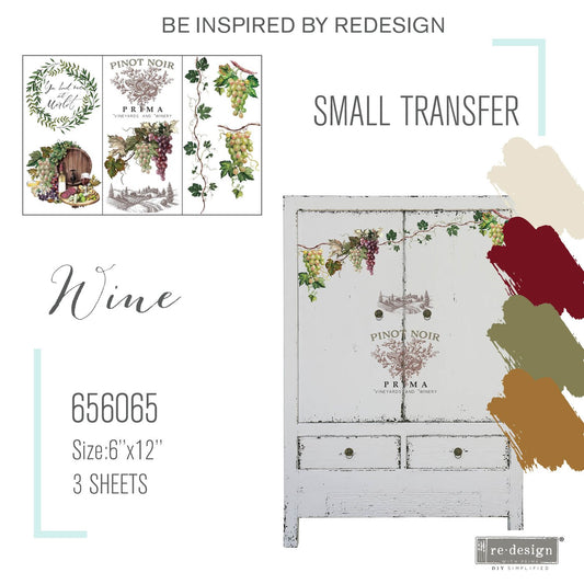 Transferts d'image- Wine (Petit)