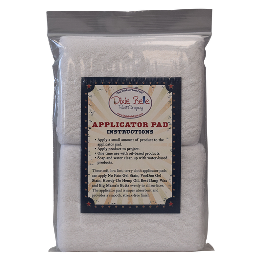 Les tampons applicateurs sont un produit de Dixie Belle.