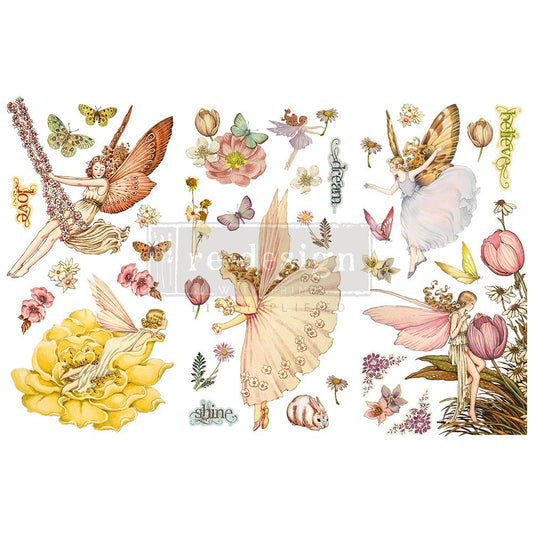 Transferts d'image - Fairy Flowers (Petit)
